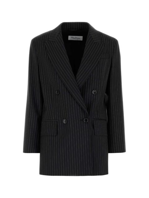 Max Mara Max Mara Women Embroidered Wool Mattia Blazer