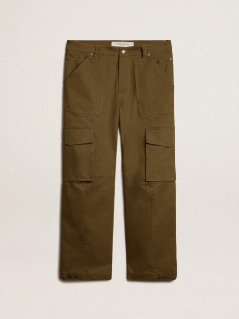Golden Goose Olive green cargo pants