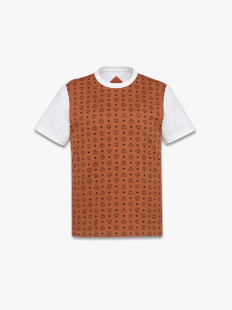 MCM Monogram Print T-Shirt in Organic Cotton
