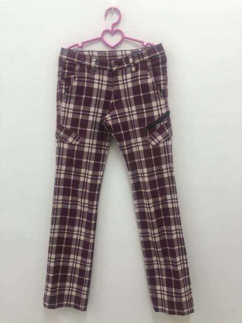 Other Designers Seditionaries - Rare SEMANTIC DESIGN Japan Plaid Tartan Punk Zip Pant