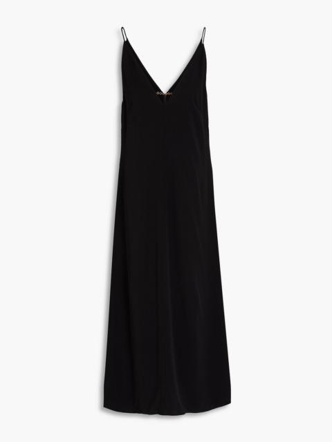 Zimmermann Chain-embellished twill midi dress