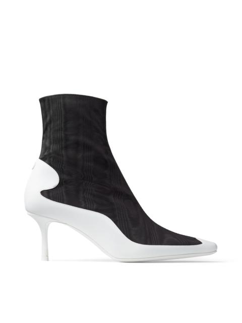 JIMMY CHOO Jimmy Choox Marine Serre Moire Ankle Boots, Brand Size 35 ( US Size 5 )