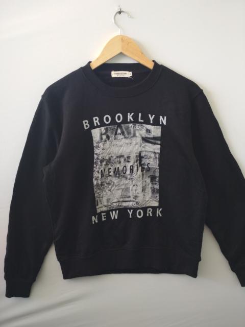 Other Designers Japanese Brand - Thruxton Sweatshirt BROOKLYN NEWYORK MEMORIES