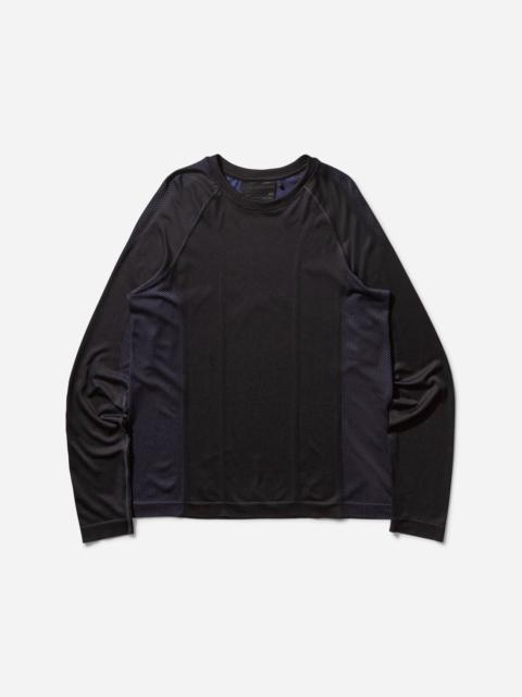 ALPHA INDUSTRIES Men's UV Seamless Longsleeve T-Shirt Black