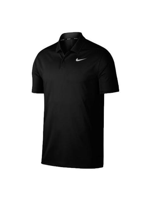 Nike Nike Golf Dry Victory Casual Sports Short Sleeve Polo Shirt Black 891858-010