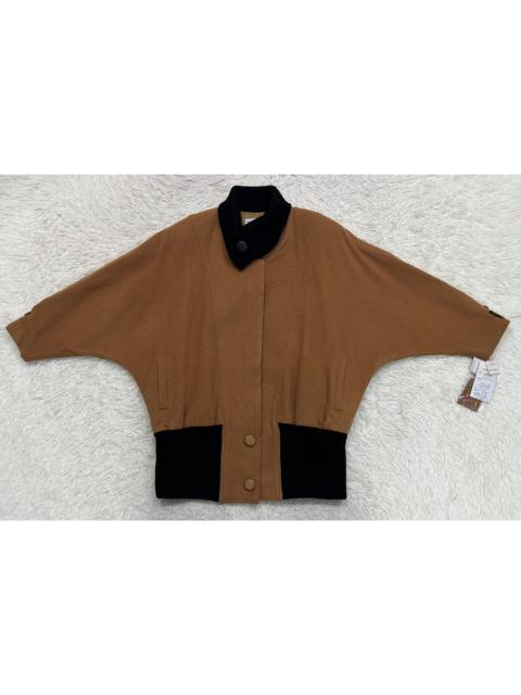 Other Designers Luciano Barbera - Ruciano "Luciano" Wool Batwing Hidden Button Down Jacket