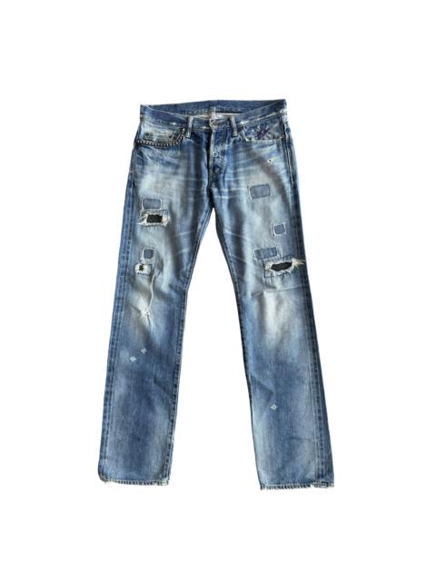 Hysteric Glamour Hysteric Glamour Studded/Distressed Selvedge Denim SZ 30