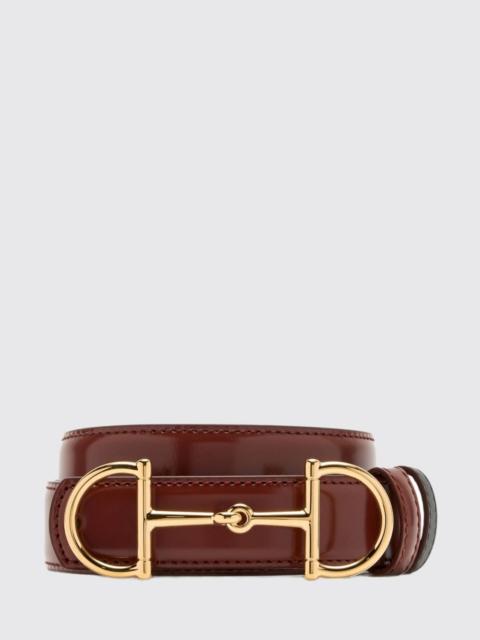 GUCCI Gucci Women Gucci Horsebit Reversible Leather Belt With Clamp