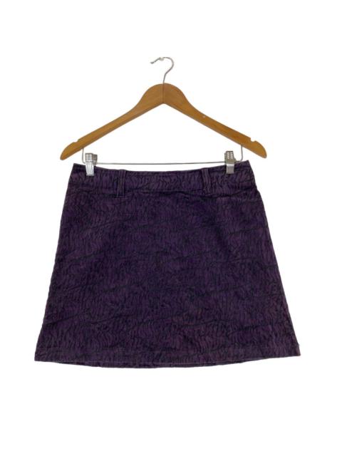 Hysteric Glamour ✨Hysteric Glamour velvet full print purple skirt