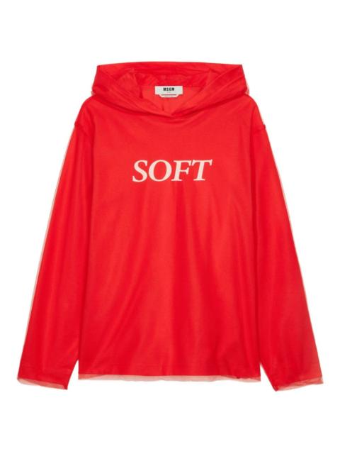 MSGM long-sleeve hoodie