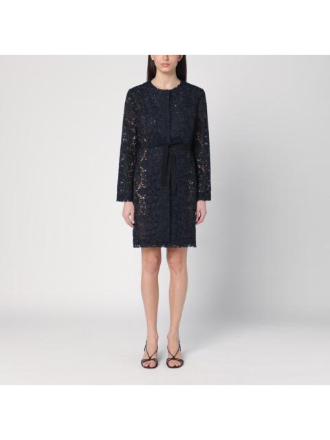 P.A.R.O.S.H. - P.A.R.O.S.H. Blue lace long jacket