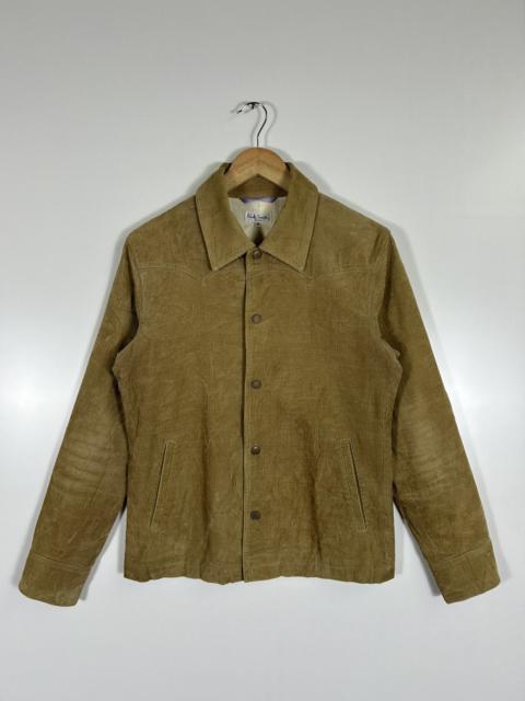🔥Vintage Paul Smith Corduroy Snap Button Denim Jacket