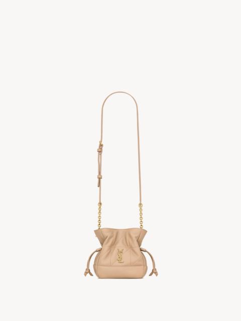 SAINT LAURENT JAMIE MINI SHOULDER POUCH IN LAMBSKIN