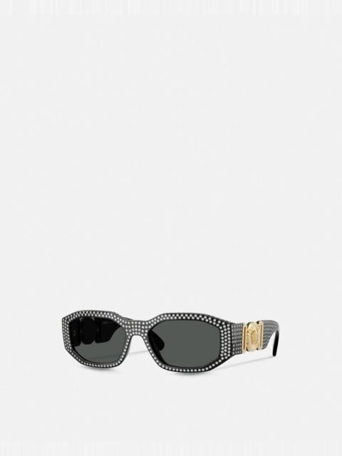 VERSACE Crystal Medusa Biggie Sunglasses
