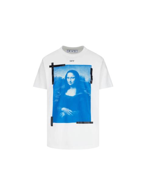 Off-White OFF-WHITE Slim Fit Mona Lisa Print T-shirt White