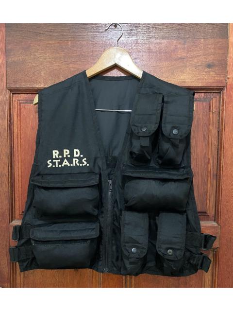Japanese Brand - Raccoon Police Dep Utility Multipocket Vest Jacket