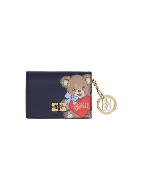 GANNI "joy Bear" Card Holder
