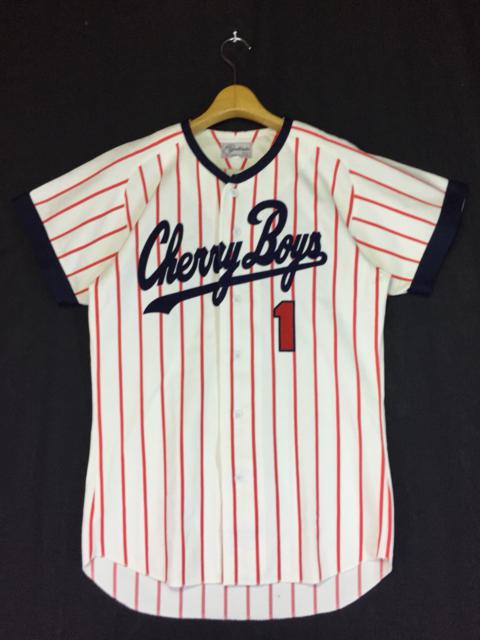 Other Designers Japanese Brand - Vintage Cherryboys Stripe Baseball Jersey