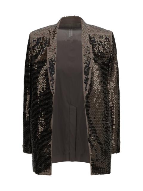 Rick Owens Rick Owens Concordian Embroidered Single-breasted Jacket
