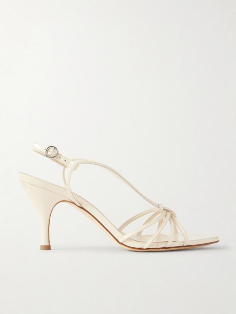 Aeyde Solange Patent-leather Slingback Sandals