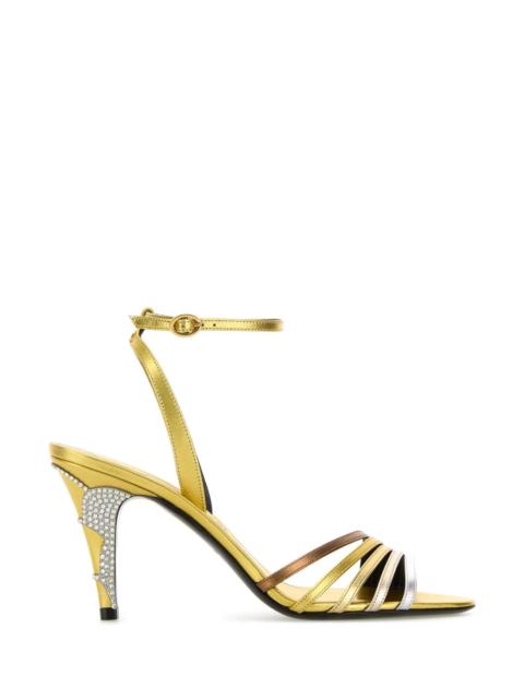 Valentino Valentino Garavani Women Multicolor Leather Ladycrush Sandals