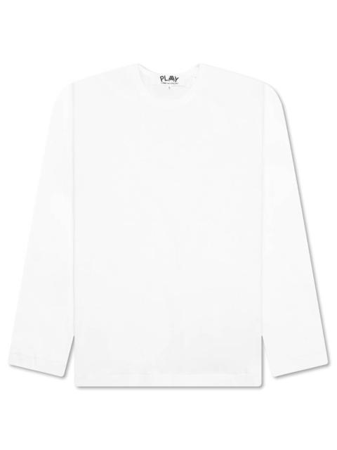 Comme des Garçons PLAY COMME DES GARCONS PLAY X THE ARTIST INVADER L/S TEE - WHITE