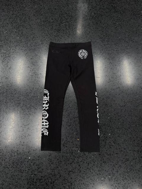 Chrome Hearts CHROME HEARTS Horseshoe White Print Leggings Pants