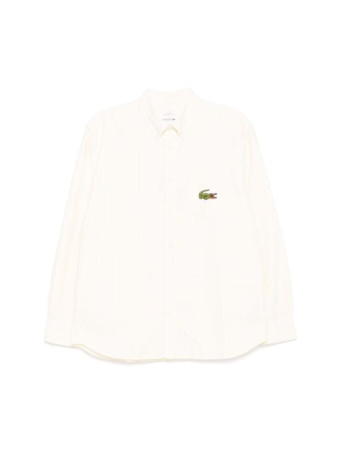 LACOSTE LOGO-PATCH SHIRT