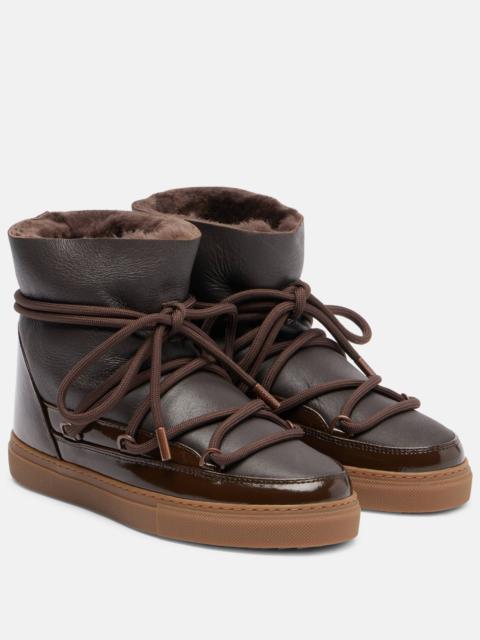 INUIKII Gloss leather snow boots