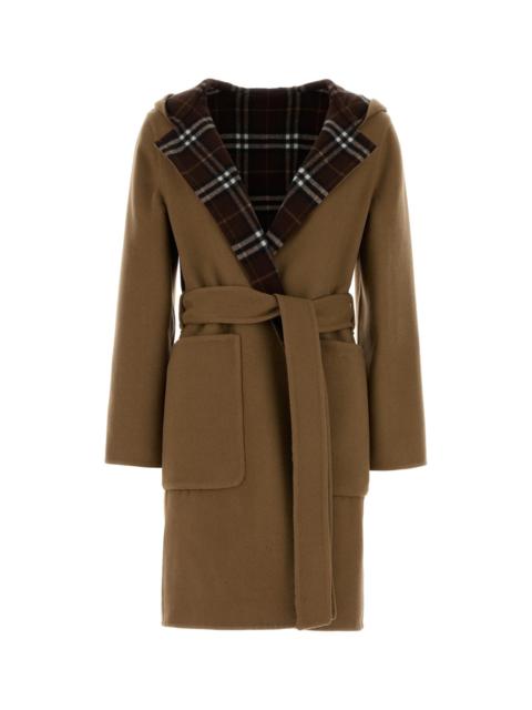 Burberry Camel wool reversibile coat