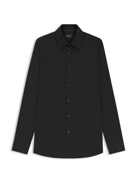 BOSS SLIM-FIT SHIRT IN STRETCH COTTON POPLIN