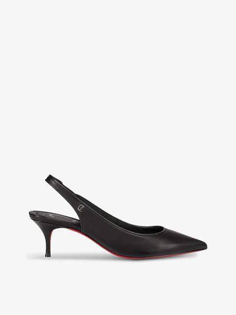 Christian Louboutin Sporty Kate Sling 55 leather heeled courts