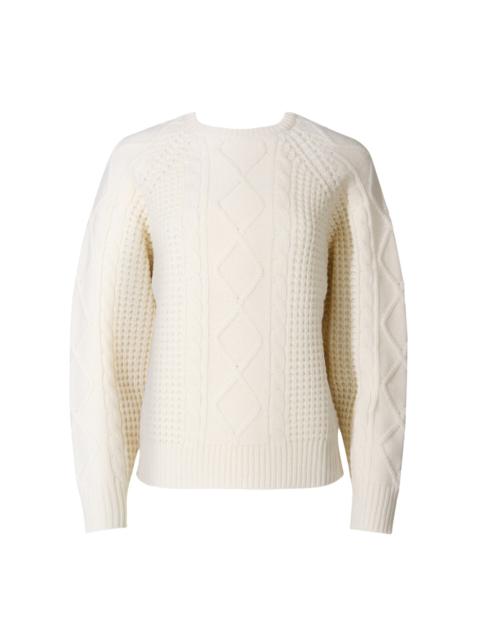 PERFECT MOMENT Crystal Wool Sweater ivory