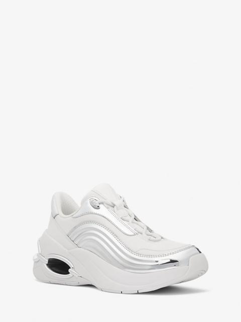 MICHAEL KORS Toni Mixed-Media Trainer