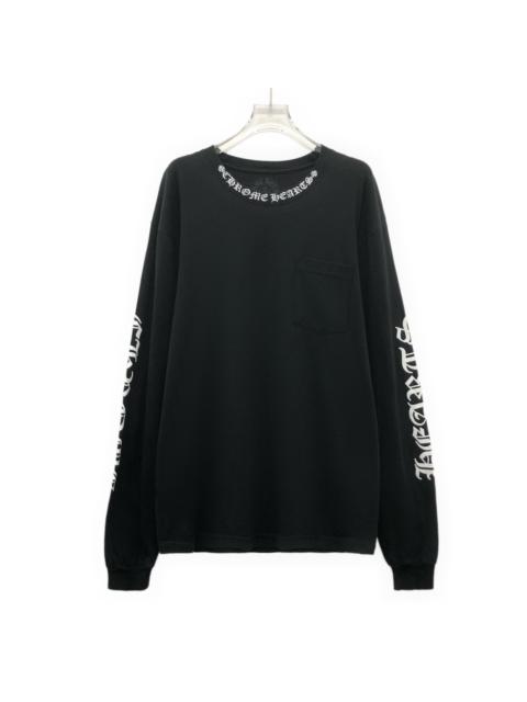 Chrome Hearts Chrome Hearts Print Cotton Crew Neck Long Sleeve Sweatshirt Black