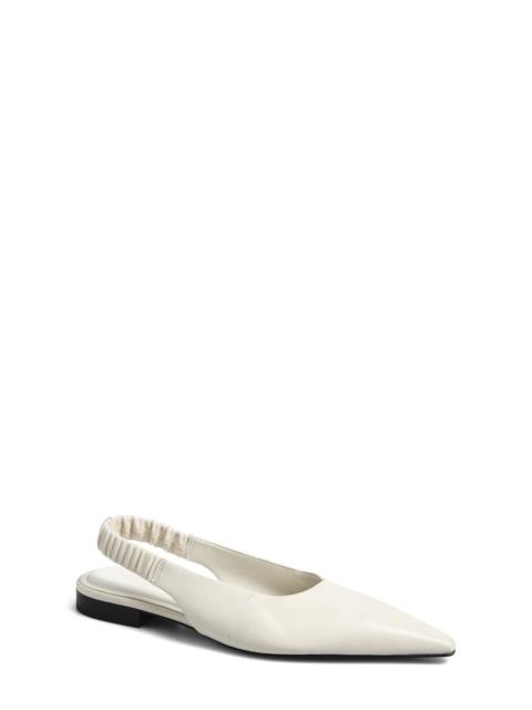 rag & bone rag & bone Mercer Pointed Toe Slingback Flat in Antique White at Nordstrom