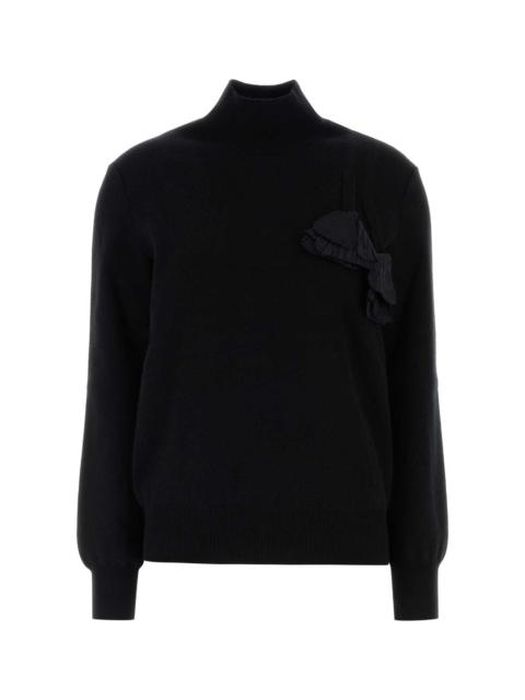 FERRAGAMO Black Wool Blend Sweater