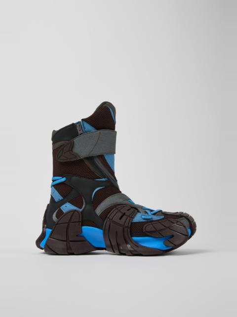 CAMPERLAB Blue and Gray Textile Boots
