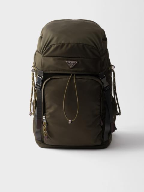 Prada Re-Nylon and leather backpack