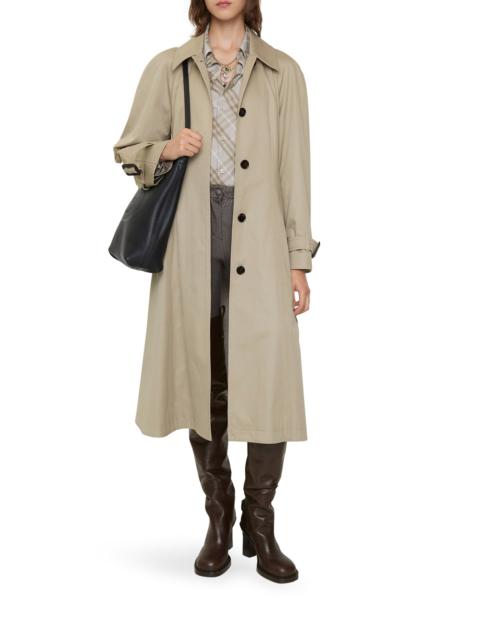 Burberry ELLINGHAM COTTON GABARDINE TRENCH COAT