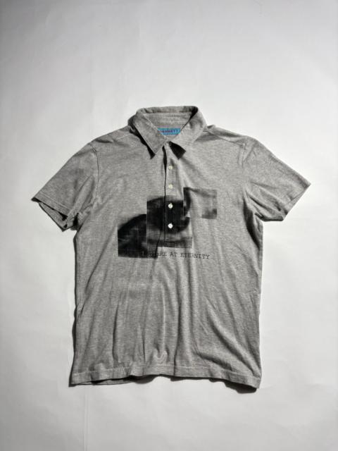 Other Designers Y2K KATHARINE HAMNETT LONDON GRAPHIC EYES LOGO POLO SHIRT