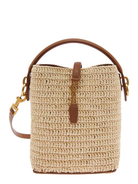 SAINT LAURENT Saint Laurent Women 'Le 37' Beige Mini Handbag With Adjustable And Removable Shoulder Strap And Hook