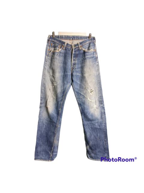 Distressed Denim - Vintage distressed osaka jeans pants (p50)
