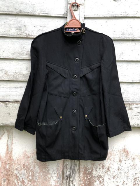 Archival Clothing - Vintage Thierry Mugler Black Jacket Avant Garde Design