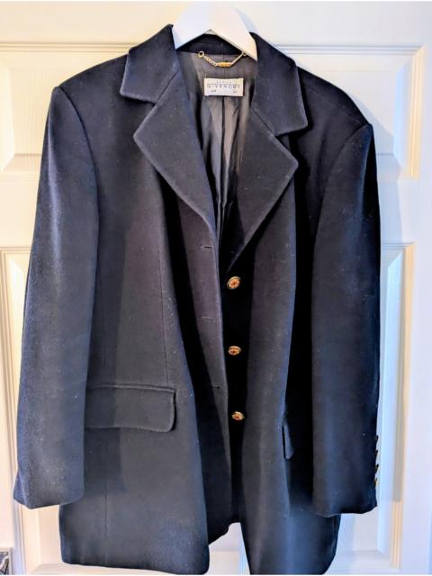 Givenchy Rich Wool Cashmere blend gold button detail 