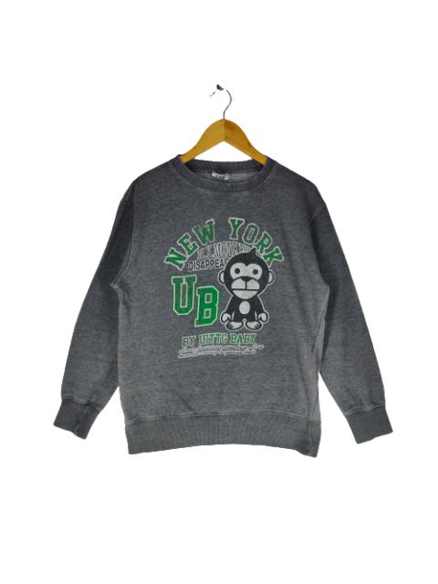 Other Designers Designer - UITTG BABY APE New York Monkey Big Printed Sweatshirt