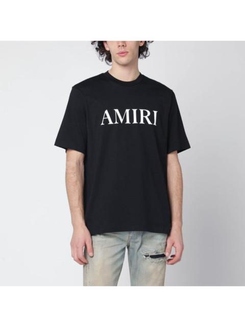 AMIRI Amiri Black Cotton T-Shirt With Logo Men