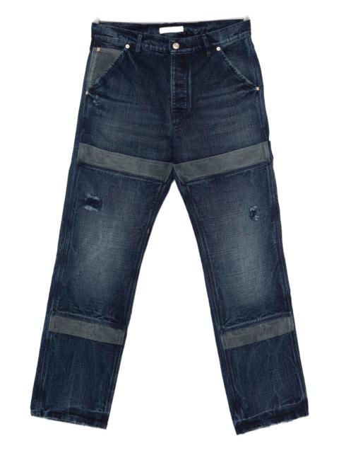 WALES BONNER Wales Bonner Distressed-finish Jeans