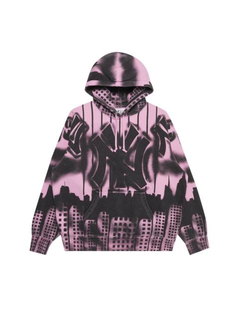 Supreme Supreme x New York Yankees Airbrush Hooded Sweatshirt 'Pink'