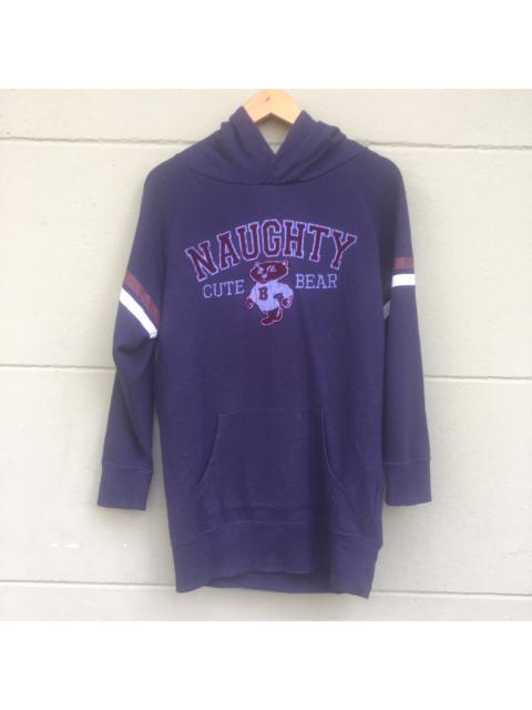 Other Designers Vintage - NAUGHTY CUTE BEAR Hoodie Sweatshirt